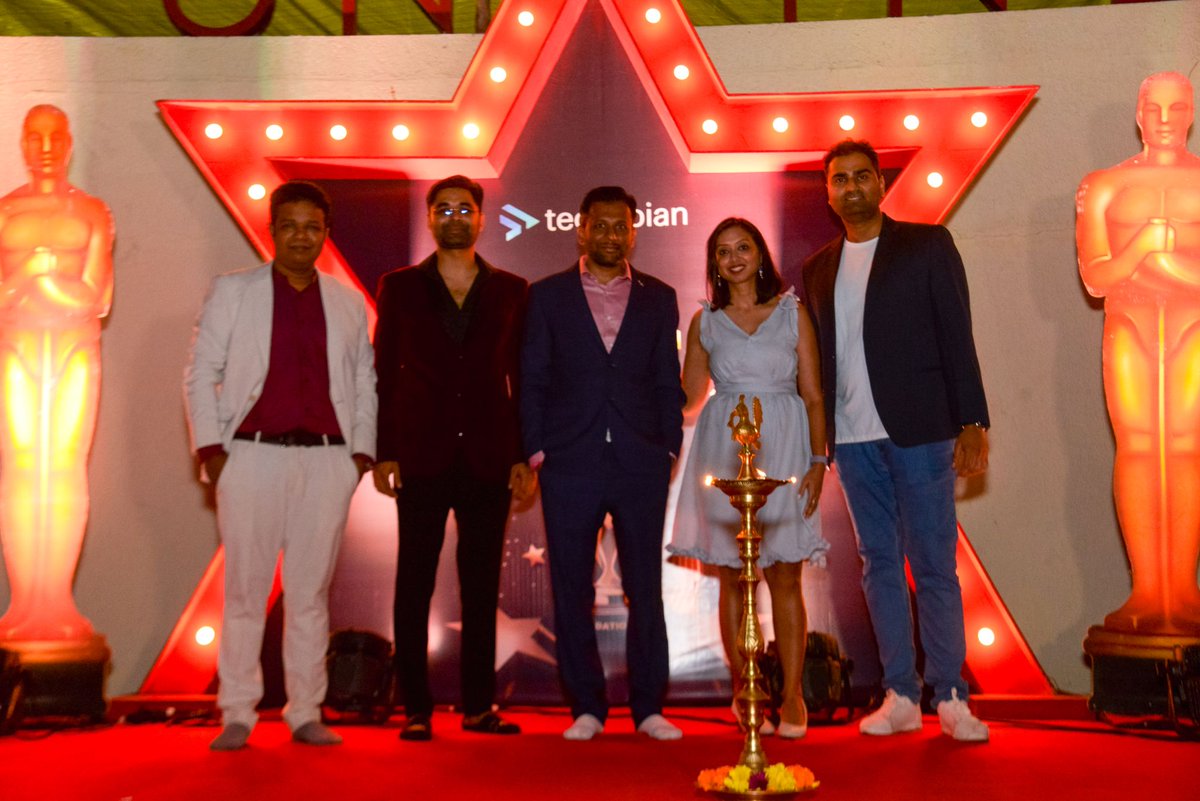 Techspian_'s tweet image. A glimpse of the 3rd Foundation Day Celebrations🥳.  

#techspian #celebrations #corporateevent