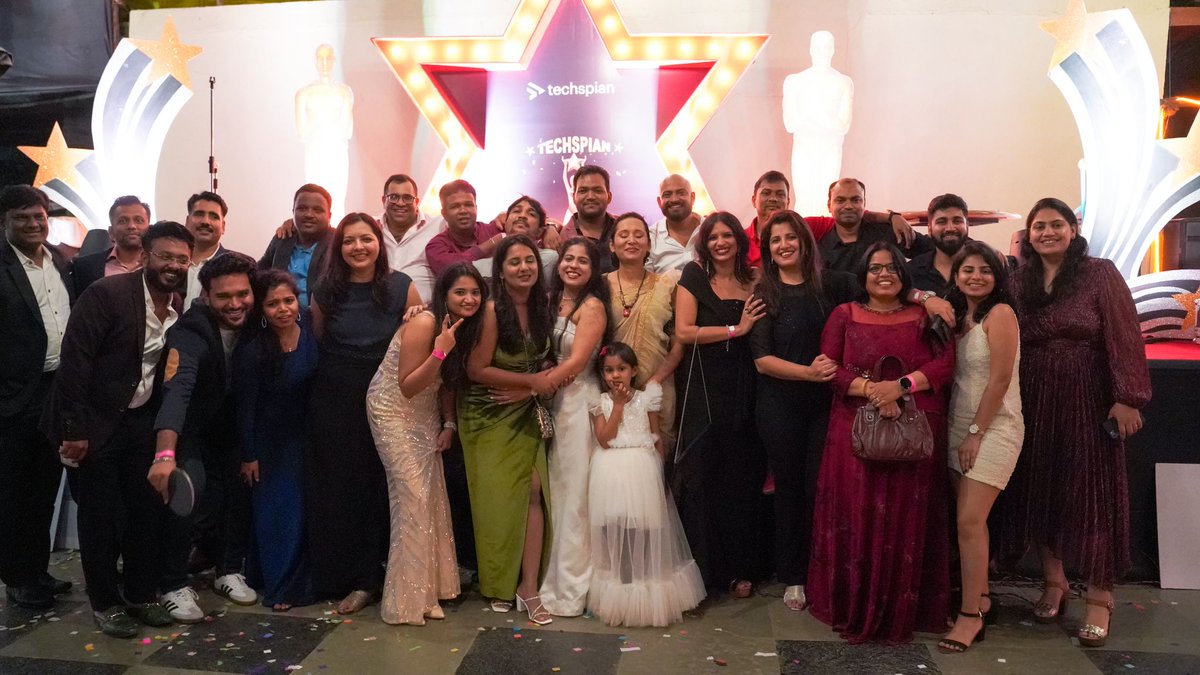 Techspian_'s tweet image. A glimpse of the 3rd Foundation Day Celebrations🥳.  

#techspian #celebrations #corporateevent