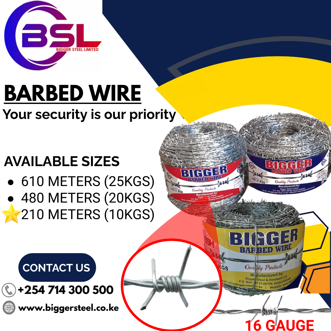 BiggerSteel's tweet photo. Elevate and Secure your Perimeter Protection: Unyielding Security Meets Uncompromising Quality in Every Strand of Bigger Steel Limited Barbed wire. https://t.co/z2UlmWgrfx