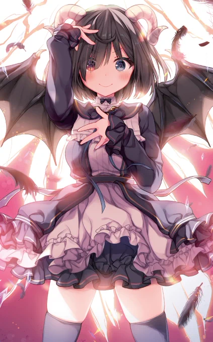 そんな引きこもり中二系少女・紬ちゃんがそろそろアニメ登場の予感…。秘められし魔眼のチカラ、いざ解放のときッ…!#ライアー・ライアー #ライアラ 