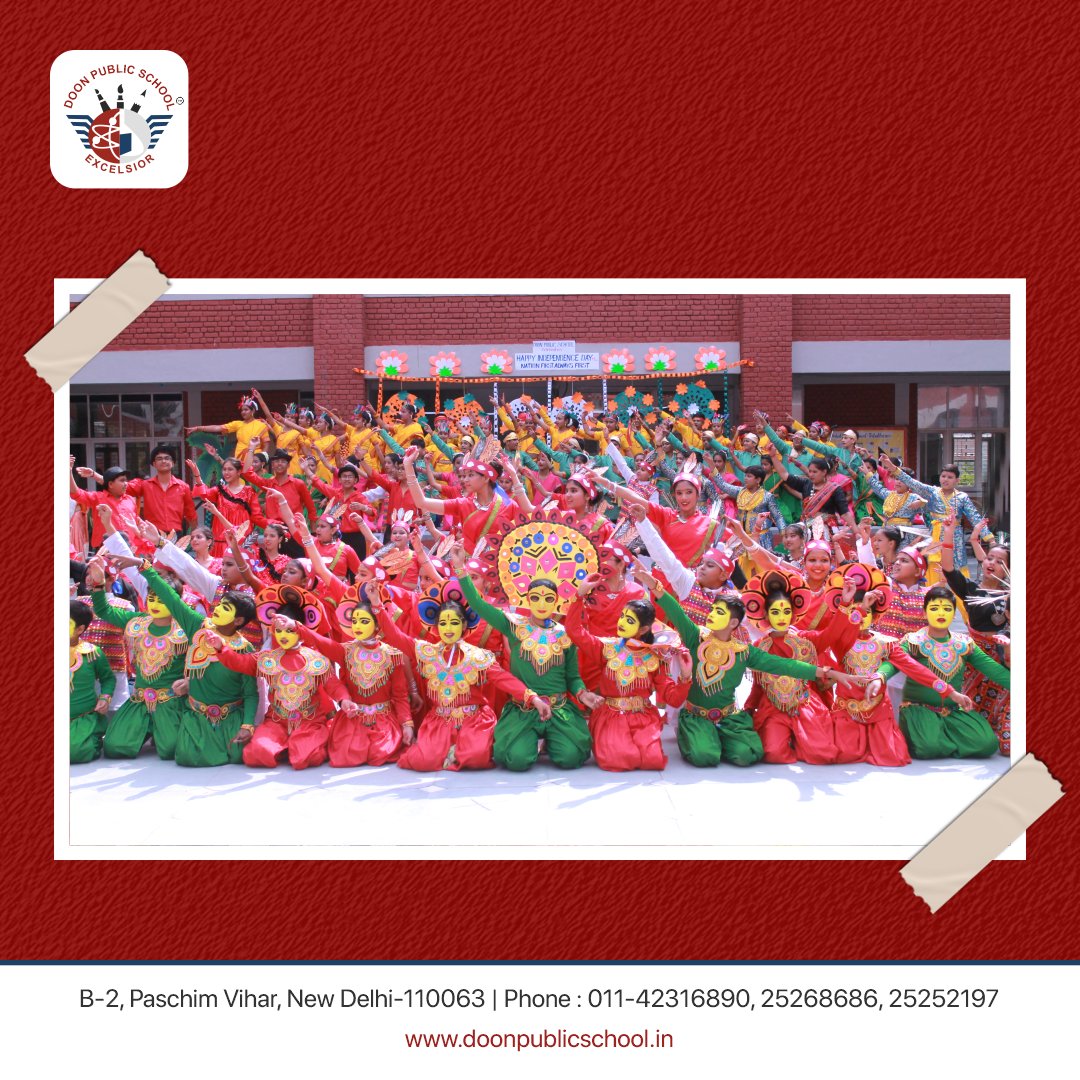 DoonPublicScho4's tweet photo. United as a nation, celebrating 76 years of independence with pride and passion! 🇮🇳✨ Honouring 'Azadi ka Amrit Mahotsav' with the theme 'Nation first, Always first', Doon Public School marked Independence Day in all its glory on August 14, 2023.
#76yearsofindependence https://t.co/nEXKFABBf2