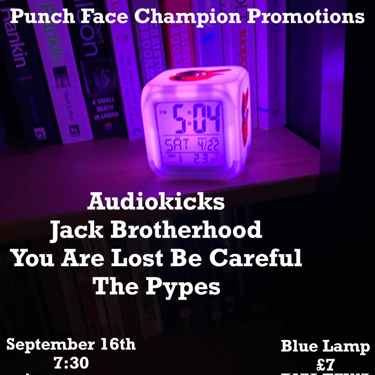 1 month today! Advance tickets in our linktree! @audiokicksband @jackbromusic @URLostBeCareful The Pypes