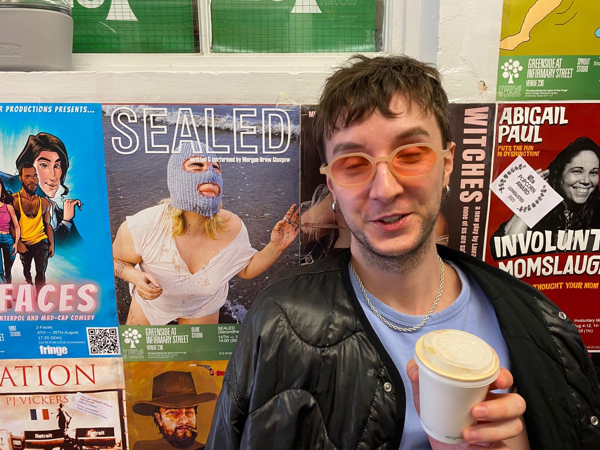 We couldn’t help but mention it is our gorgeous gay Glaswegian’s Ed fringe debut as a tech wizard (pushing the buttons on someone else’s light and sound programming) 

Imagine! being a PR whizz, pushing buttons and being so iconic #fringe23