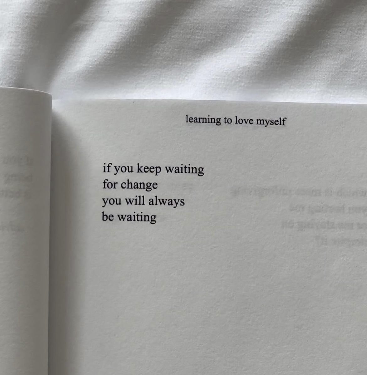 bookpoets's tweet image. it’s time to stop waiting