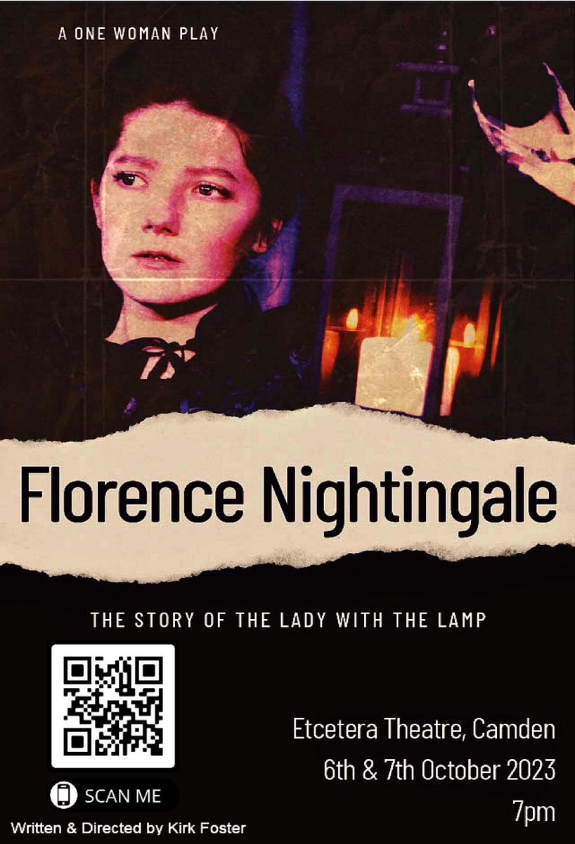 Luxfordian's tweet photo. Following its run @MTHitchin Florence Nightingale returns to the @EtceteraTheatre for two nights only!
6-7 October!
📸Glyn Doggett
Tickets: https://t.co/JQ7Sss0ZyX
#actor #actress #drama #FlorenceNightingale #theatre #Camden #OneWomanPlay #actorslife #casting #UKTheatre #fringe https://t.co/veBqWdODMI