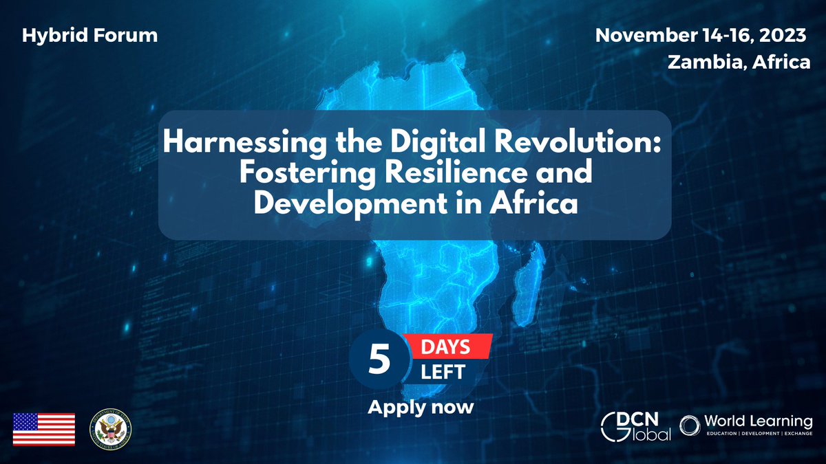 #OpportunityAlert | Our upcoming forum, aimed at launching DCN #Africa, delves into the far-reaching impacts and implications of digital transformations and innovations on our society. Visit bit.ly/DCNAfricaLaunc…  to learn more and apply to join us!