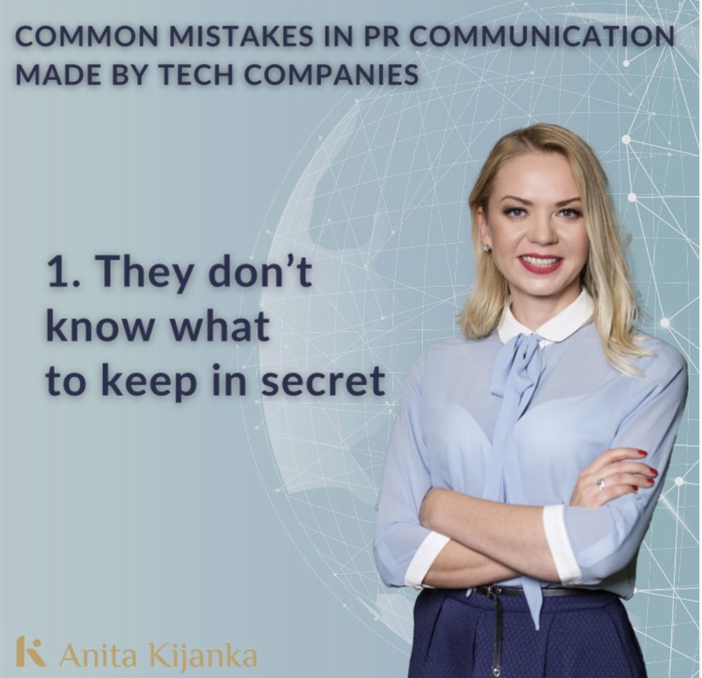 Today I start a series of posts about #PR. Let's start with two #mistakes companies make when communicating #technology. Do you agree?