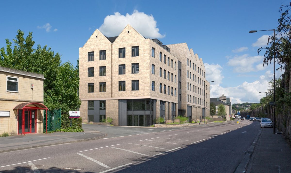 Construction and development company @realplacesltd has started work on the Hollis Building in Bath for Alumno. The £12.6 million project will comprise 120 rooms of Purpose-Built Student Accommodation (PBSA) across four storeys, and a bespoke commercial space on the ground floor.