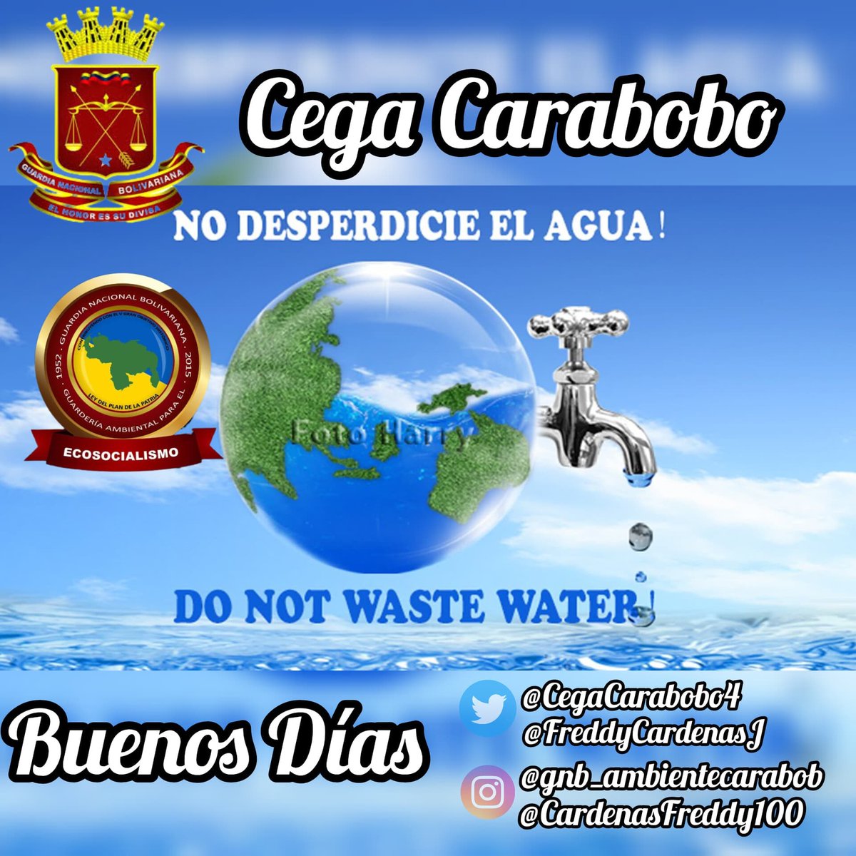 FreddyCardenasJ's tweet photo. #16Ago Buenos Días Venezuela, Cuidemos el Recurso Más Importante El AGUA.
@AmbienteGnb
@ElioEstrada18 https://t.co/LGnC6bxWcR