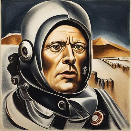 AIART01's tweet image. "Astronaut By Otto Dix " - made with @NightCafeStudio 

creator.nightcafe.studio/creation/sI43Y…

#aiart #nightcafe #digitalart