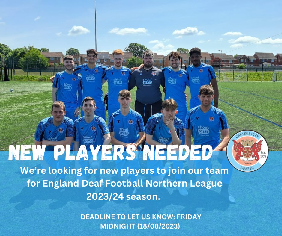 Carlisle City Deaf FC tweet media