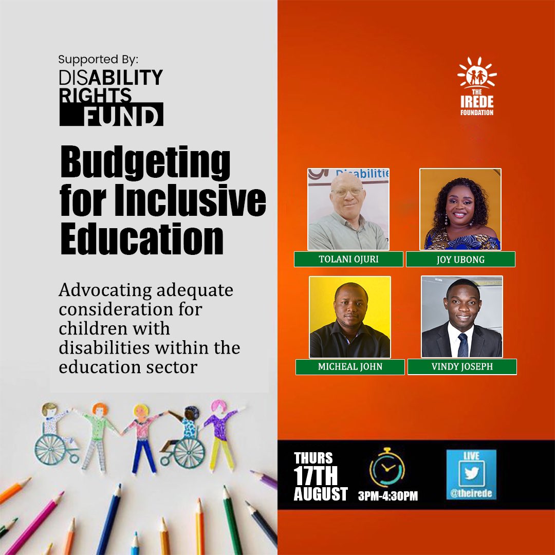 Inclusive education budgeting engages schools, families, and communities. Let's empower students together. 

Join our Twitter live tomorrow, Aug 17, at 3 pm.
#InclusiveEd #EquitableBudgeting #TwitterLive