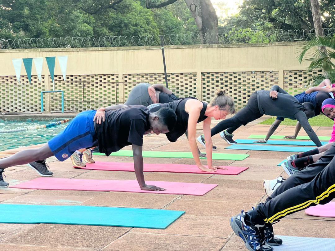 TODAY at 5:30 pm: 
Let's get active and energized with the #ActiveLiving fitness session at Makerere University's Swimming Pool Arena! 
Join us for an evening of sweat, smiles, and positive vibes. 
Don't miss out!
#KeepItAtTekSports