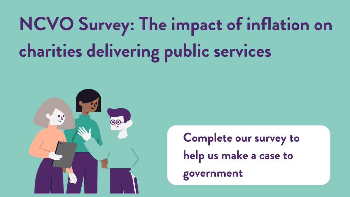 We’re campaigning for government and public body contracts &amp; grants to cover the true cost of delivery. 
 
We know public services delivered by the voluntary sector have been underfunded for many years.
 
Help us build evidence by completing our survey

ow.ly/P4YB50PwS6z