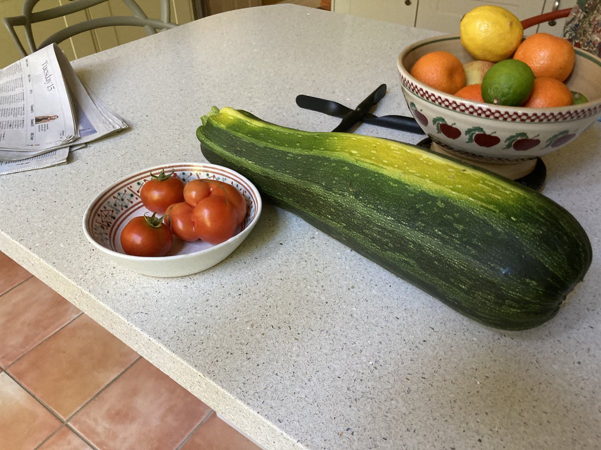 Today’s produce: this brute was’hiding’ in plain sight.