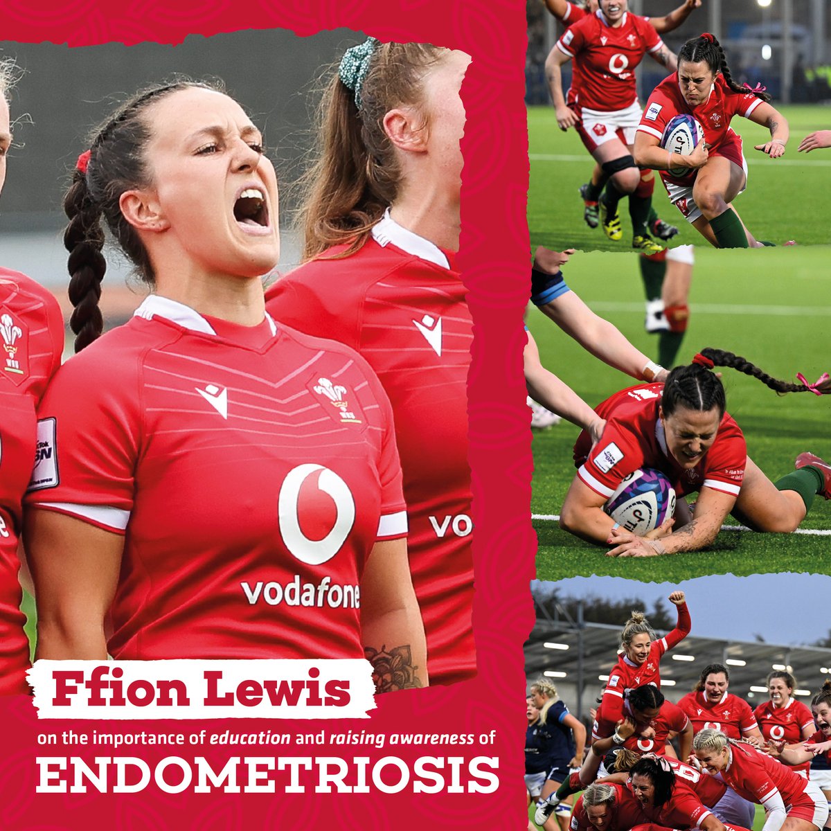 WelshRugbyUnion's tweet photo. “Greater awareness and understanding by everyone can only be a benefit to all of us.” 💬

Following her recent Endometriosis diagnosis, @ffionalicelewis speaks on the importance of education.

#HerStory