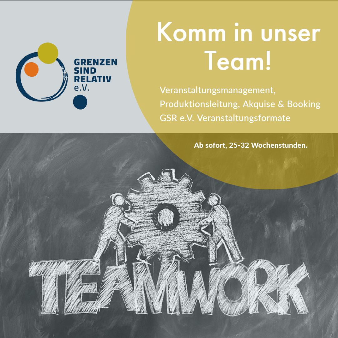 Unser Festival naht! Aber die Zukunft hält noch mehr spannende Aufgaben für uns bereit, daher sind wir auf der Suche nach Verstärkung für unser Team im Bereich Veranstaltungsmanagement, Produktionsleitung sowie Akquise &amp; Booking.
Alle Infos zur Stelle:
shorturl.at/npz58