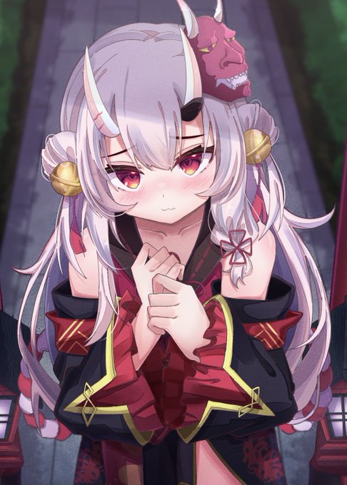 上目遣いお嬢😈❤
#百鬼絵巻 