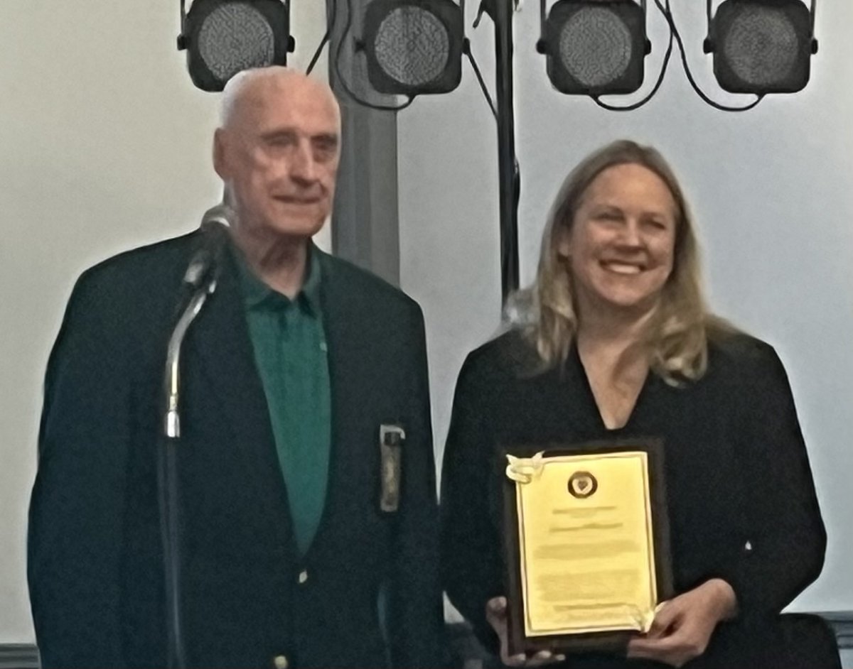 From this past weekend's Community Appreciation Concert at Elmhurst American Legion THB 187. Thank you to them for this recognition and honored to support Post 187. #VeteranAppreciation #Elmhurst #AmericanLegion
