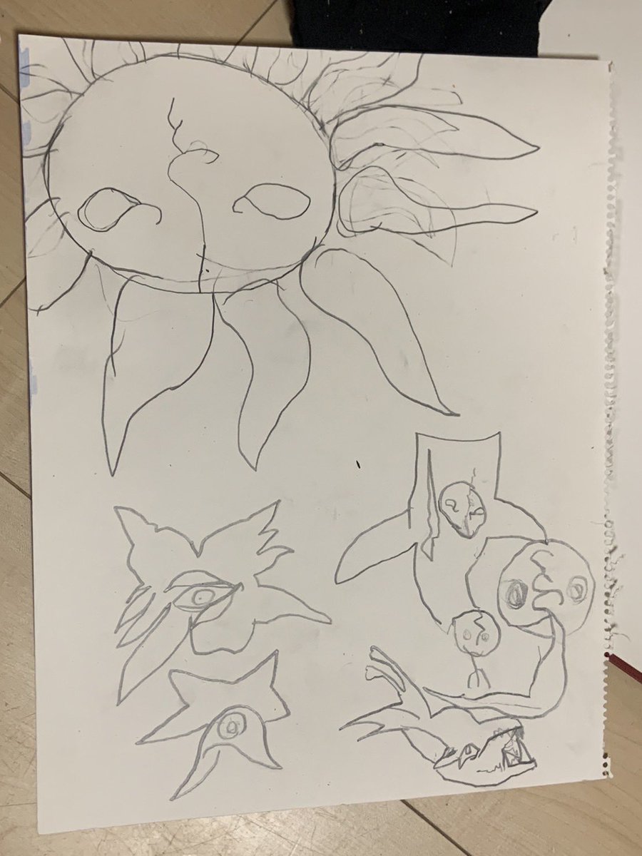 弟が、うちの子がタローマン描いてたよって画像送ってきてくれた☀️ 