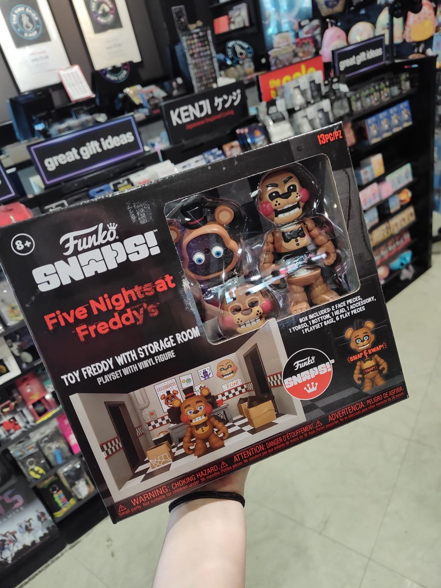 hmvBelfast's tweet photo. Check out our brand new 🎶Five nights at Freddiiieeees🎶 funko snaps figures in stores now 🐻
#fnaf #fnafmovie #fnaffigures #fivenightsatfreddys #fivenightsatfreddyssecuritybreach #fivenightsatfreddysfigures #fivenightsatfreddysmovie #funko #funkosnaps #hmv #hmvbelfast https://t.co/Ytxs2Dfs1g