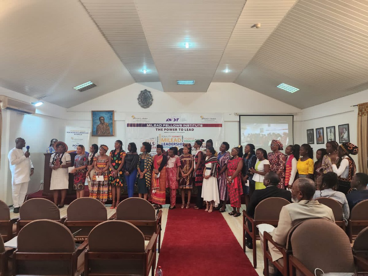yaro2022's tweet photo. Official launching and opening ceremony for 26 powerful, and phenomenal #MILEADFellows under the theme of the "power to lead" and a call to "courageous leadership."" The event was honoured by different invited guests who are pan-African activists.
#MileadFellows2023 #powertolead https://t.co/3DTHVUKaSP