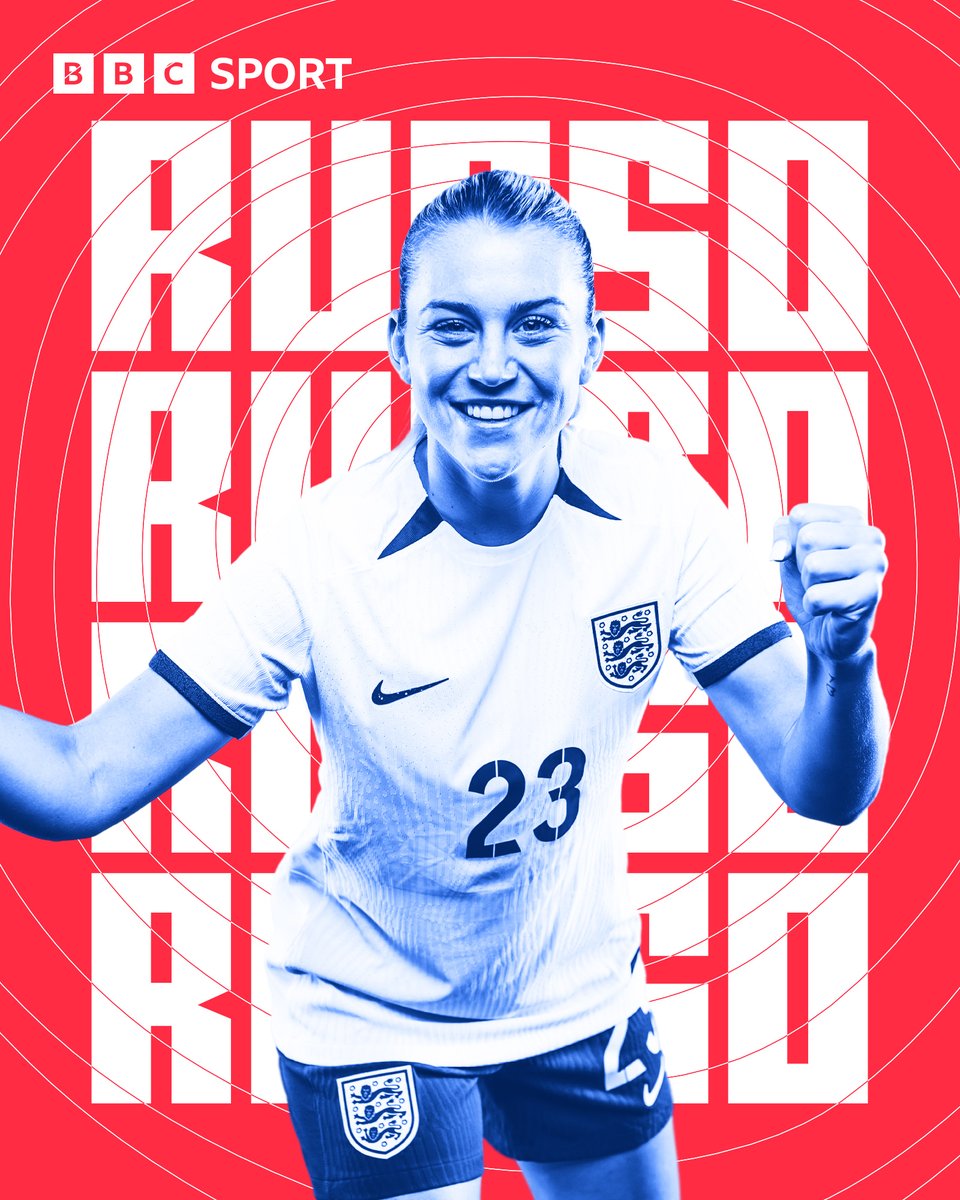 Alessia Russo gets England's third! 👏 

A first Women's World Cup final is so close for the Lionesses now.

#FIFAWWC #ENG #AUS