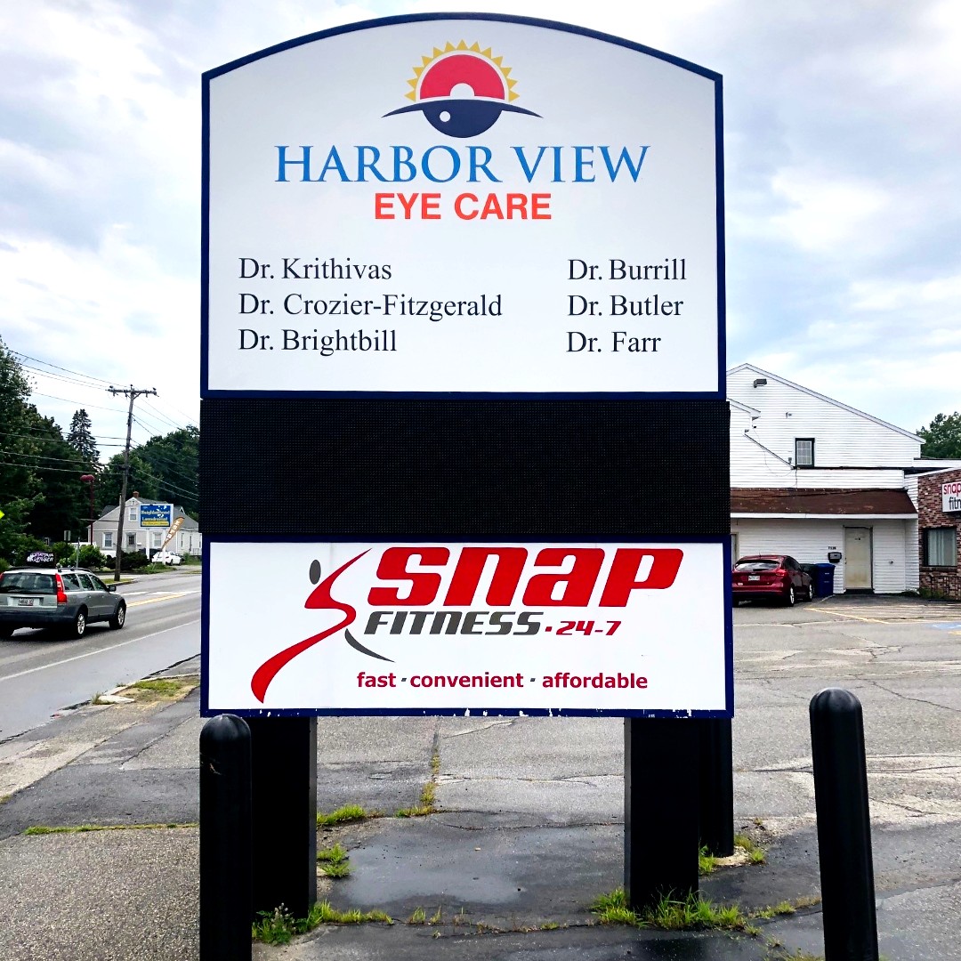 Check out the new sign faces we made for Harbor View Eye Care on Broadway in South Portland! <3
#burrsigns #westbrookmaine #mainesignshop #signfaces #plastic #vinyl #SouthPortlandME #new #installation #vinyllettering #love