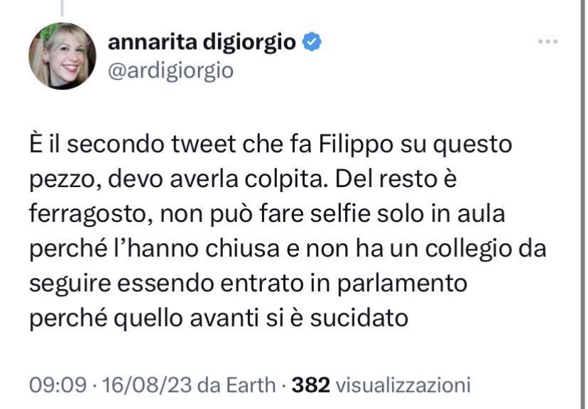 a_betterway's tweet photo. @ardigiorgio “Quello avanti” si chiamava Bruno Astorre e, siccome era il più intelligente di tutti, di questa miseria avrebbe riso. Io non ci riesco: che meschinità, che orrore. @SenatoriPD @BrunoAstorre https://t.co/oRAbxllxOv