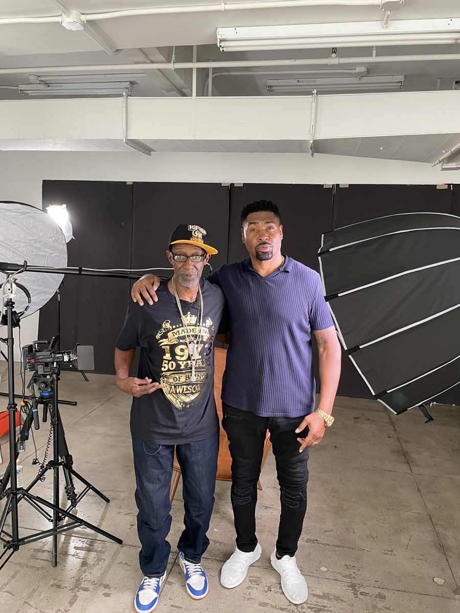 tariqnasheed's tweet photo. Me in #NewYork on set of the upcoming #HipHop documentary with the first hip hop MC, Coke La Rock, the first hip hop breakdancer Trixie, and the first hip hop B Boy, SASA.

A lot of the lies and myths are getting cleared up
#FBA

✊🏾 https://t.co/7zNt0qXthZ