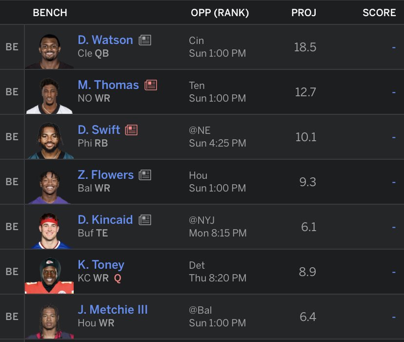 DeftestV's tweet photo. This team is gonna take it this year I can feel it!! Let’s get this back to back championships! #FantasyFootball #FFNow https://t.co/tSrjaPWrAD