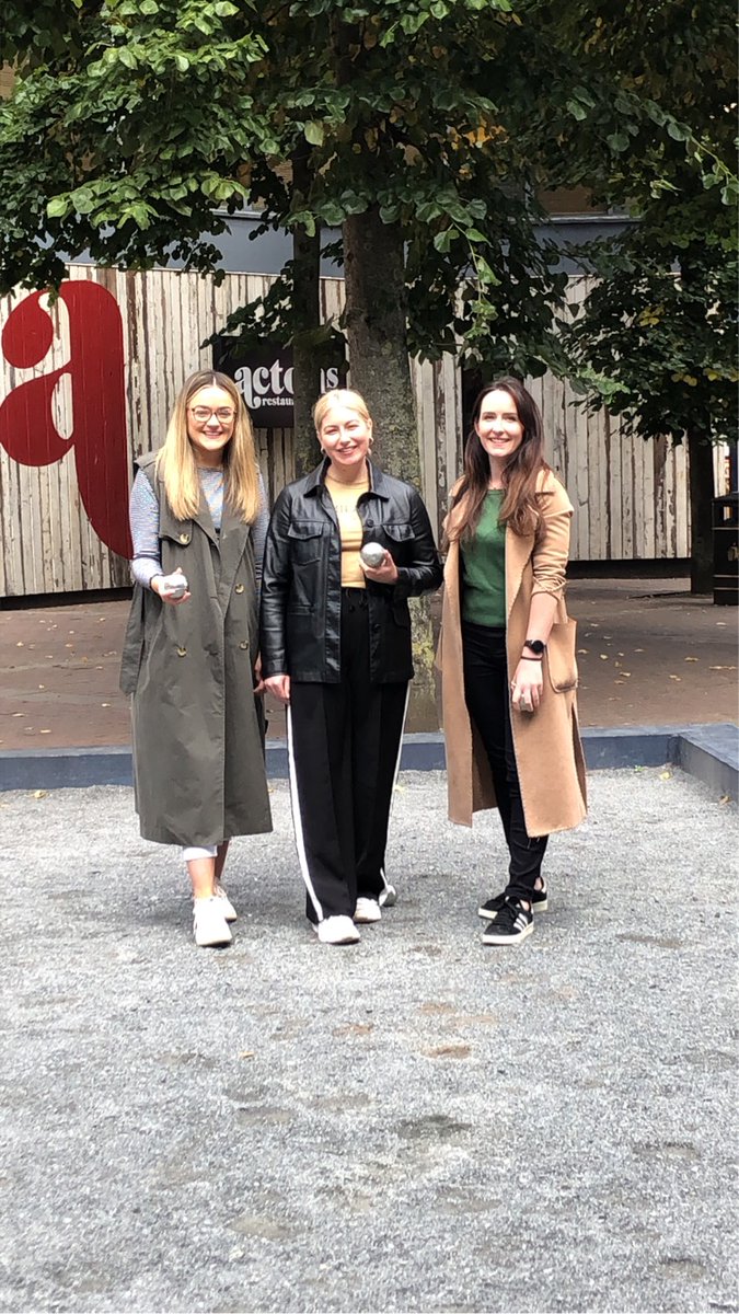 Proud to be taking part in the First Pétanque Tournament hosted by <a href="/LinenQuarterBID/">Linen Quarter BID</a>

We stepped out of the office today to have a quick practice while the sun was shining :)

Looking forward to the 23rd as we go head to head with <a href="/NIScreen/">Northern Ireland Screen</a>

#team #games #fun