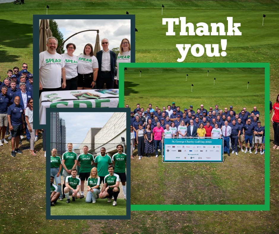 A huge thank you to St George and the @B__Foundation  for their ongoing support 💚

This summer we celebrated 10 years of partnership and most recently they raised over £86,000 to be split between their four charities! 👏🎉

#partnershipgoals #charityevent #corporatepartner