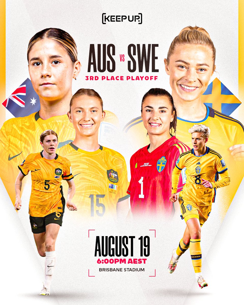 Australia, the job is not done yet. 

We still have one more match to get behind our Matildas! 🇦🇺👊

The Tillies will play Sweden for a 3rd-placed finish at the World Cup on Saturday night in Brisbane.

📰 bit.ly/3OFisMP

#DubAtTheCup #FIFAWWC