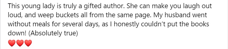 CarolCarman's tweet photo. Now this is the kind of review that gladdens my heart! 

cc @JohnDevine1961 @McCawPress 
 https://t.co/0gX1o2OXgT
#WritingCommunity #comedy #fantasy #SPFBO9 https://t.co/4Szh1tY66k