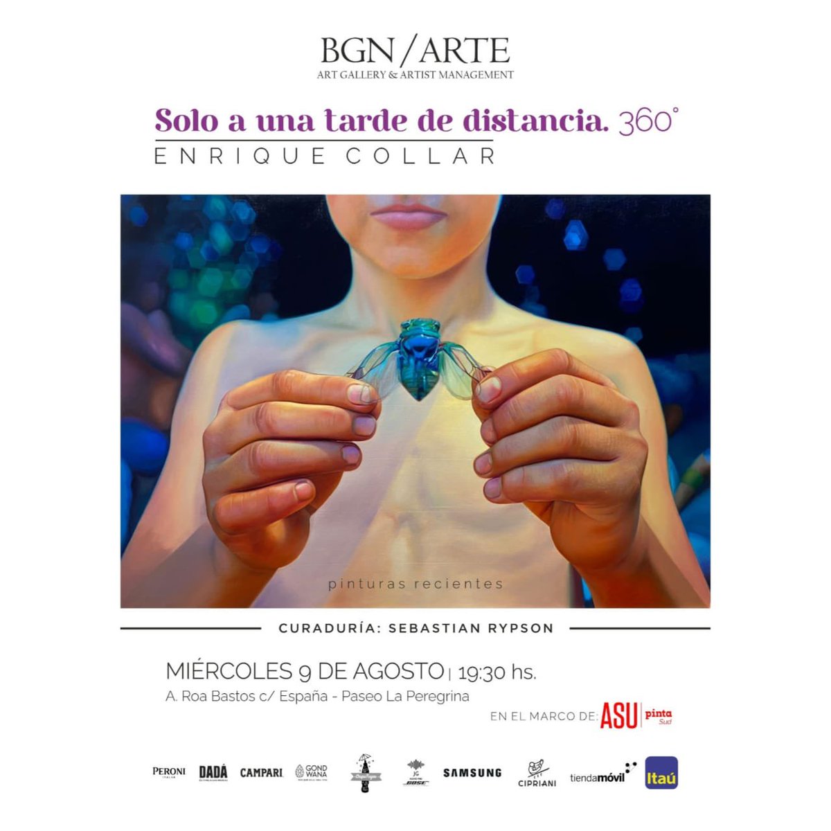 Sólo a una tarde distancia 360 Del 9 al 31 de agosto BGN/arte Asunción-Paraguay #pintasud #artelatinoamericano #artexhibition