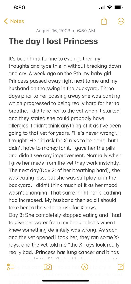 Princess_Woody_'s tweet photo. Mommy here: Why we haven’t been on. It’s been hard on us this passed couple of days(one week)
Below states what happened to Princess. 
#dogsoftwitter #RIPPrincess #dogsofx #cancer #lungcancer #dogs #mybaby #OTRB @mark022890 @warguerra14 https://t.co/uKq8gQIUMz