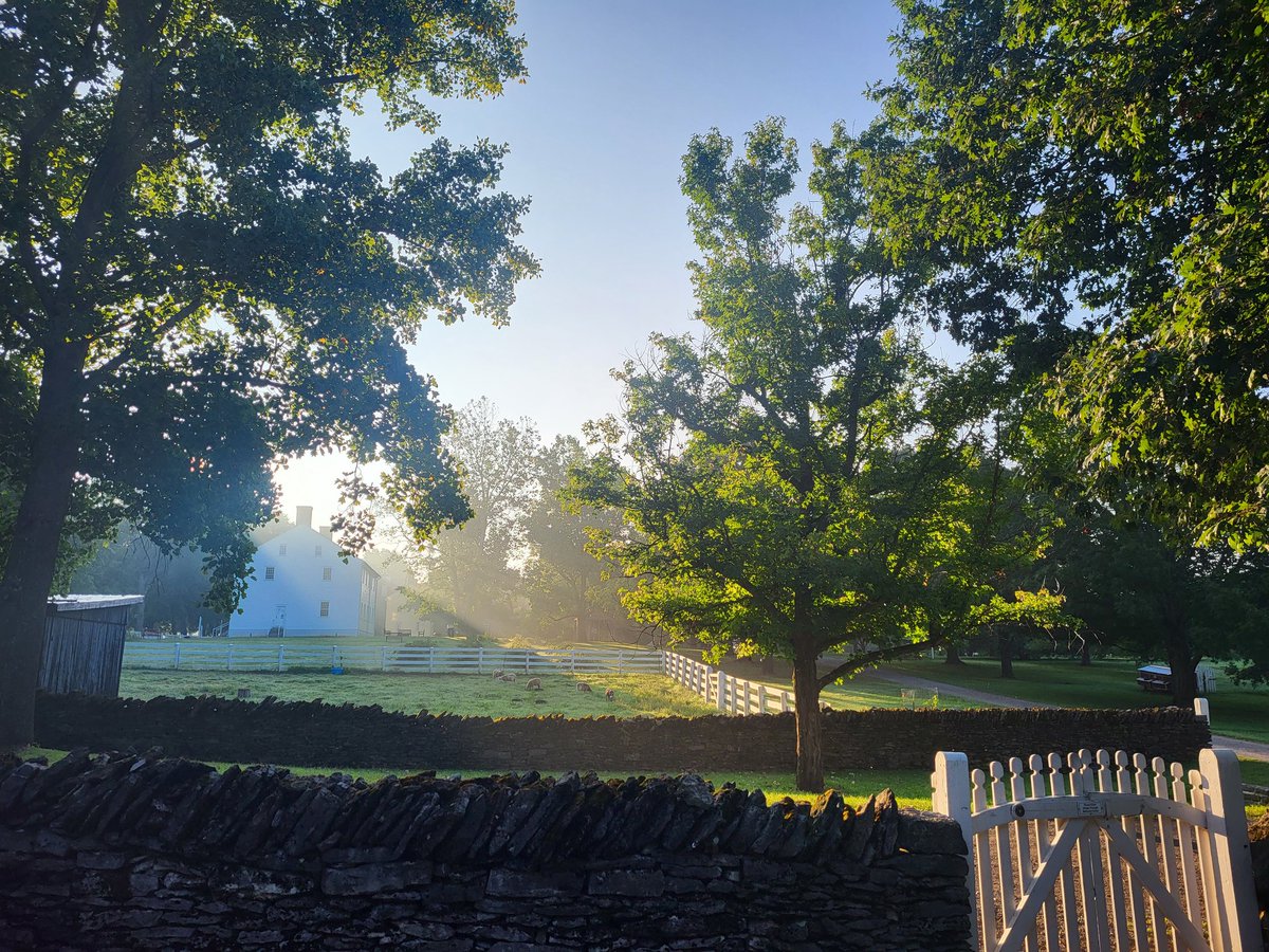 Another beautiful morning in the Village.

#shakervillageky #Kentucky
#morning #fog #travelky