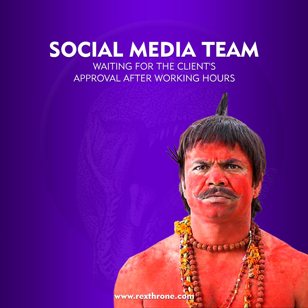 Rexthrone's tweet photo. When the client's approval is the only thing standing between the social media team and freedom after hours! 😅🕒

#ClientApprovalWaiting #SocialMediaTeamStruggles #AfterHoursAnticipation #rexthrone https://t.co/ajW31P7zvA
