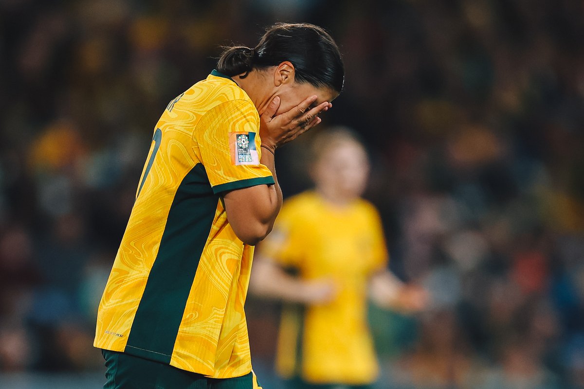 ChelseaFCW's tweet photo. Commiserations, @SamKerr1. 💙

#FIFAWWC https://t.co/VDdciTbCuI