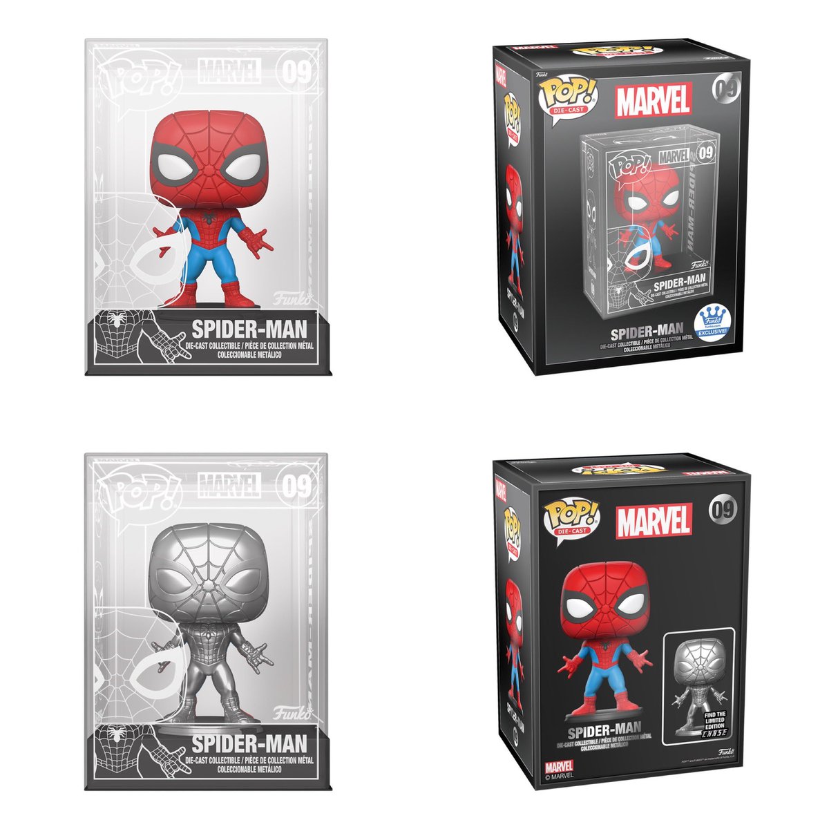 DisTrackers's tweet photo. Funko exclusive Spider-Man Die Cast releases at 9:30AM PT!
.
https://t.co/Q9fMYVmJcB
.
#Marvel #SpiderMan #Funko #FunkoPop #FunkoPopVinyl #Pop #PopVinyl #Collectibles #Collectible #DisTrackers https://t.co/T9NyRS53CS