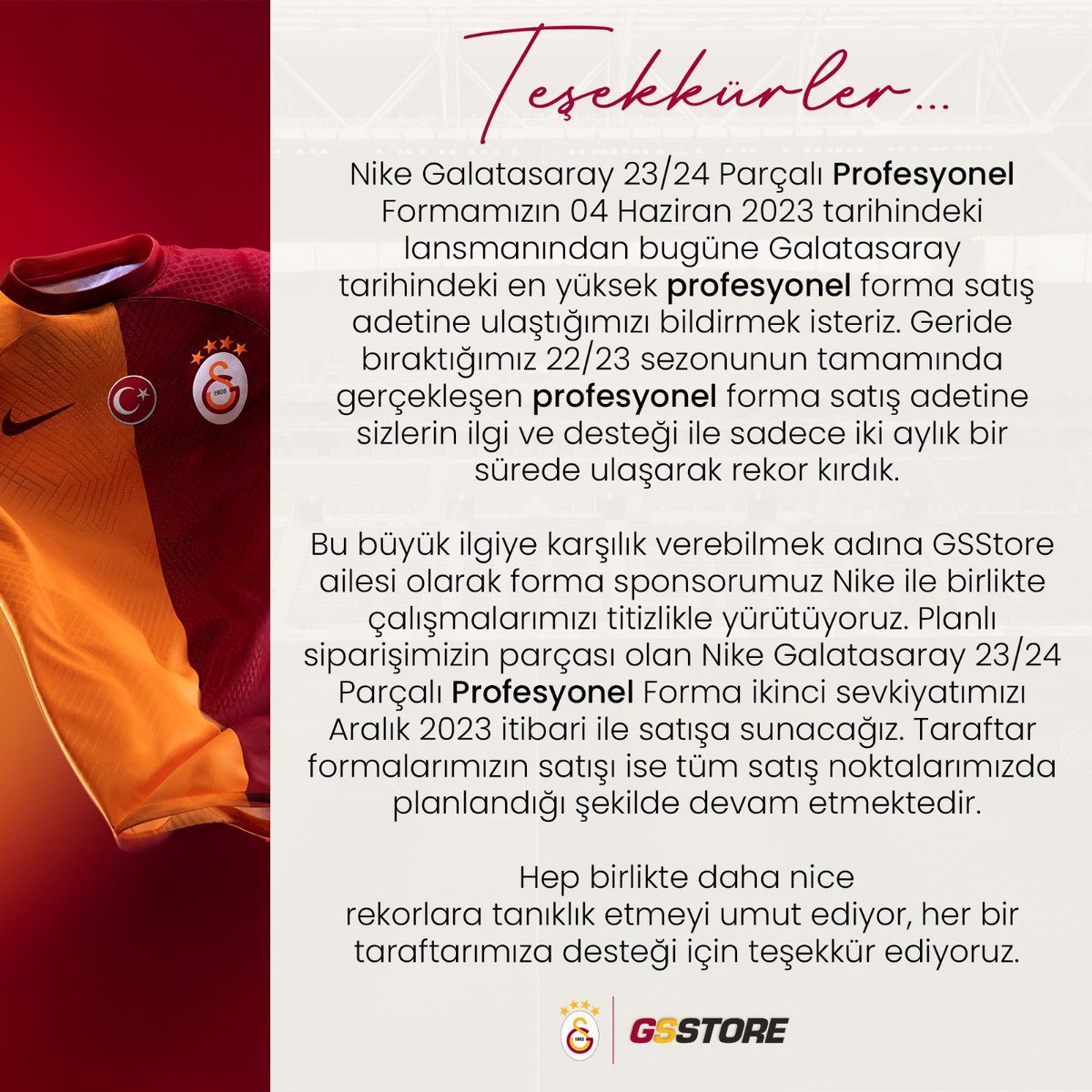 💛❤️ Teşekkürler Büyük Galatasaray Taraftarı! 🦁