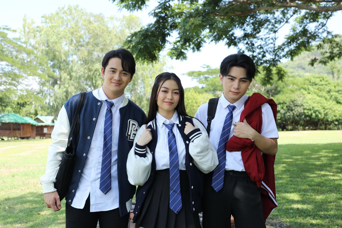 StarMusicPH's tweet photo. Meet the best trio--A.A.G! 💖
Normal friendship love lang ba talaga or may something? 

Penpen: The Music Video starring 
@BGYO_Akira, @lallainashley, and the newest artist of Star Music, @imgellomarquez!

🎧: 08.18.23 12MN
📹: 08.18.23 6PM https://t.co/Oxxc0Nj3Cg
