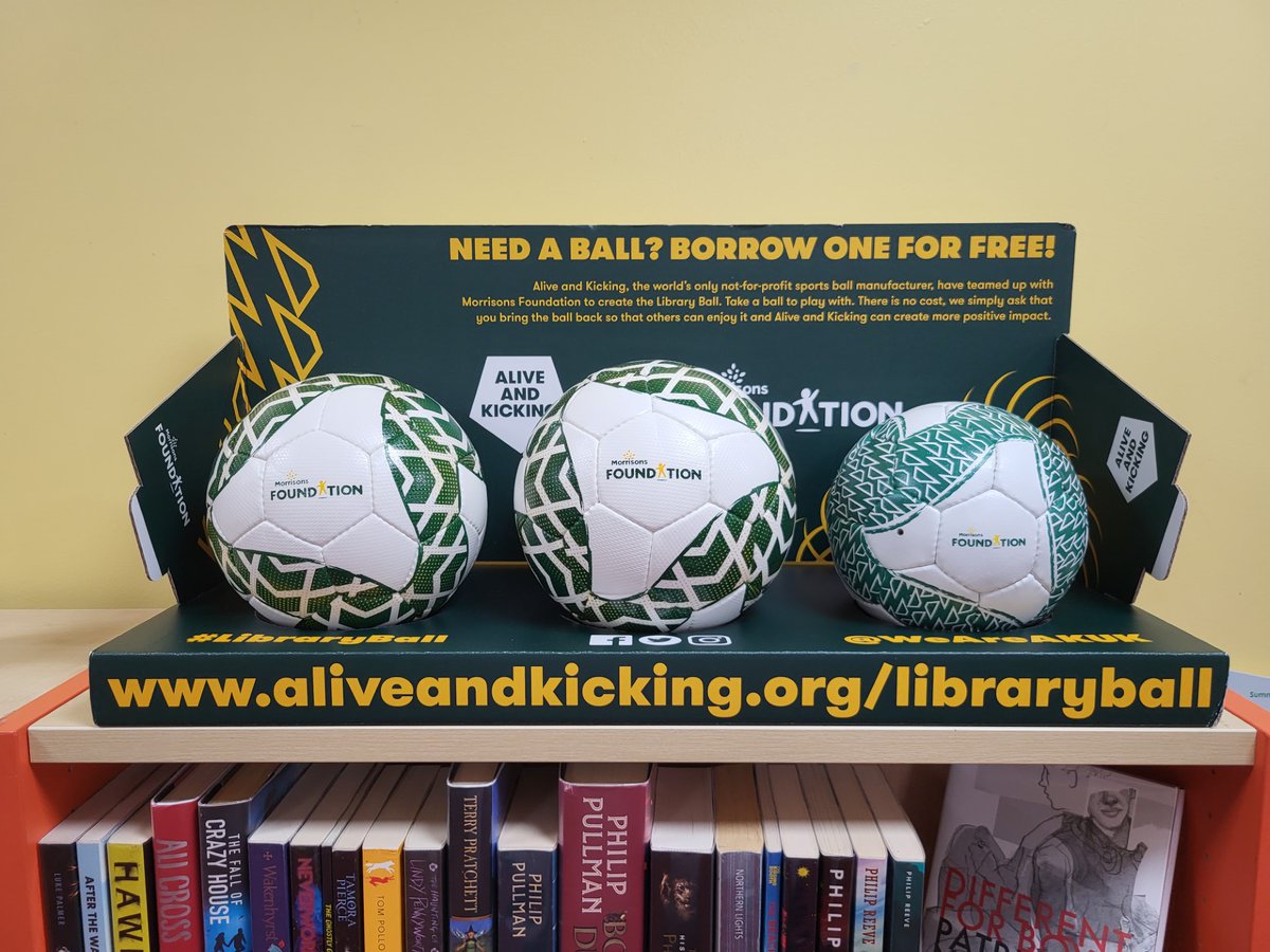 Well done Lionesses in reaching the World Cup final!

Which is a good opportunity for us to mention our partnership with Alive and Kicking charity to provide community 'Football Libraries' - aliveandkicking.org/libraryball/