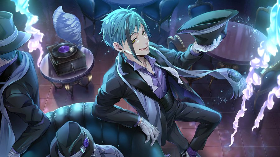 octavinellebot's tweet image. floyd leech - ssr dorm uniform (both ver.)