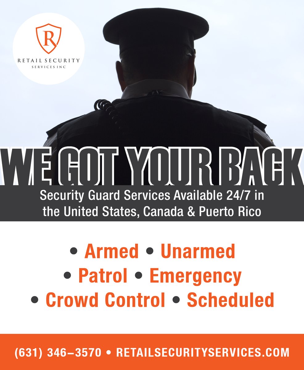 We got your back, so you can focus on what matters most. Our national commercial security guard services provide peace of mind and round-the-clock protection. #Security #CommercialSecurity #YourSafetyMatters #BusinessProtection