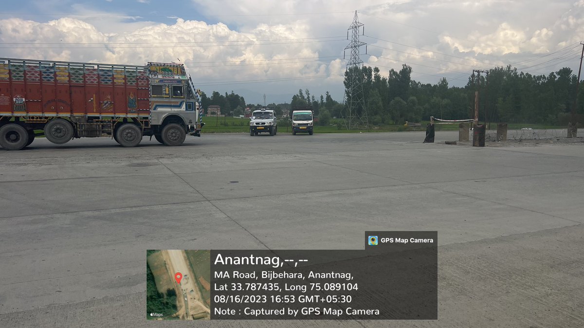 arshid99's tweet photo. @OfficeOfLGJandK Every day we see an accident on run way at Bijbehara due to the diversion given to Bijbehara Shopian road. This diversion took many lives since last year… need attention please https://t.co/DiVpNOSXeE