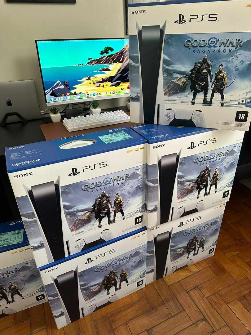 Ps5 mídia físico com jogo lacrado e 1 ano de garantia pela Sony disponível!!