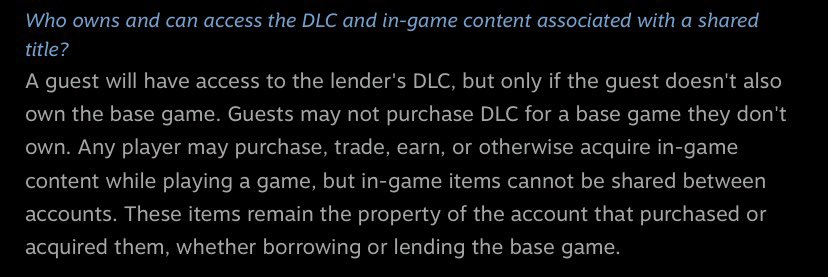 aIexhwa's tweet photo. to any mutuals who play on steam and uses library sharing, steam has updated their policy so that you can no longer library share DLCs. this particularly impacts DBD the most, tweet at steam, bhvr and dbd if you can because a lot of steam players are gonna get screwed by this https://t.co/234kFOIhtR