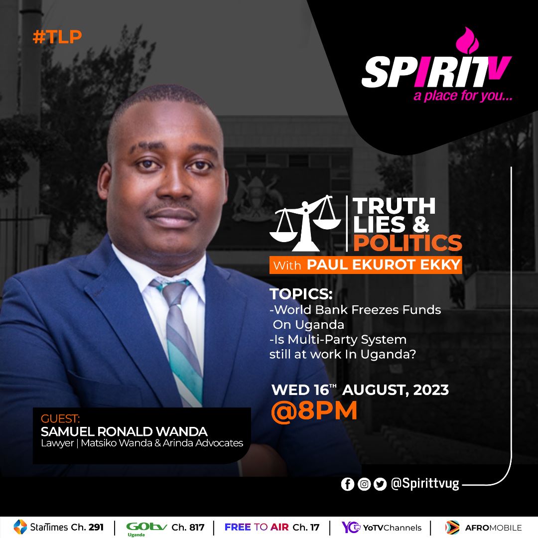Matsiko_Adv's tweet photo. Tonight, Our very own Wanda shall be delving into the nitty gritty on World Bank withdrawing funding for some projects #spiritv #funding https://t.co/pBV5JwFpO6